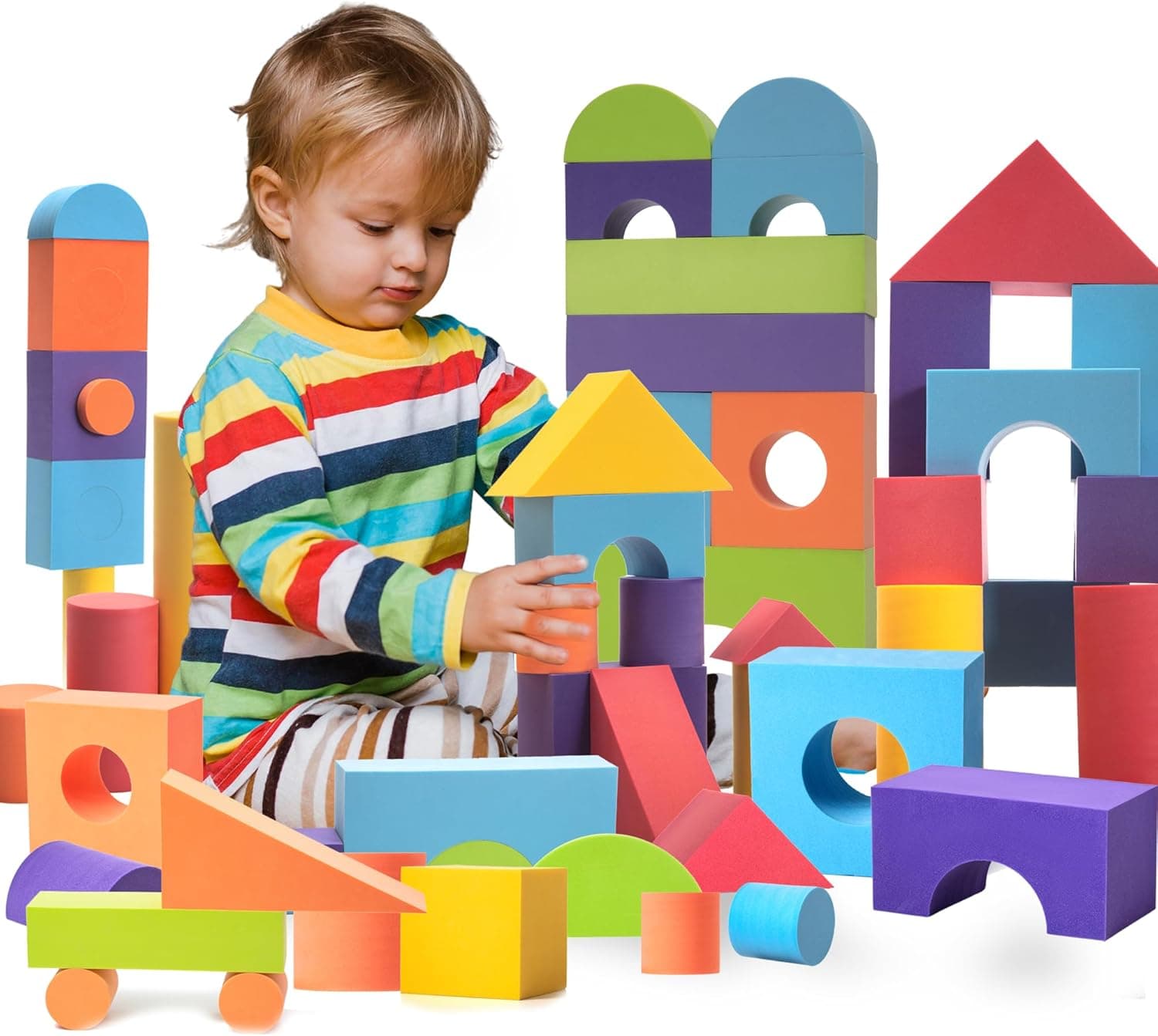 Schaumstoff Bausteine Kinder – Sichere Softbausteine fuer jedes Alter