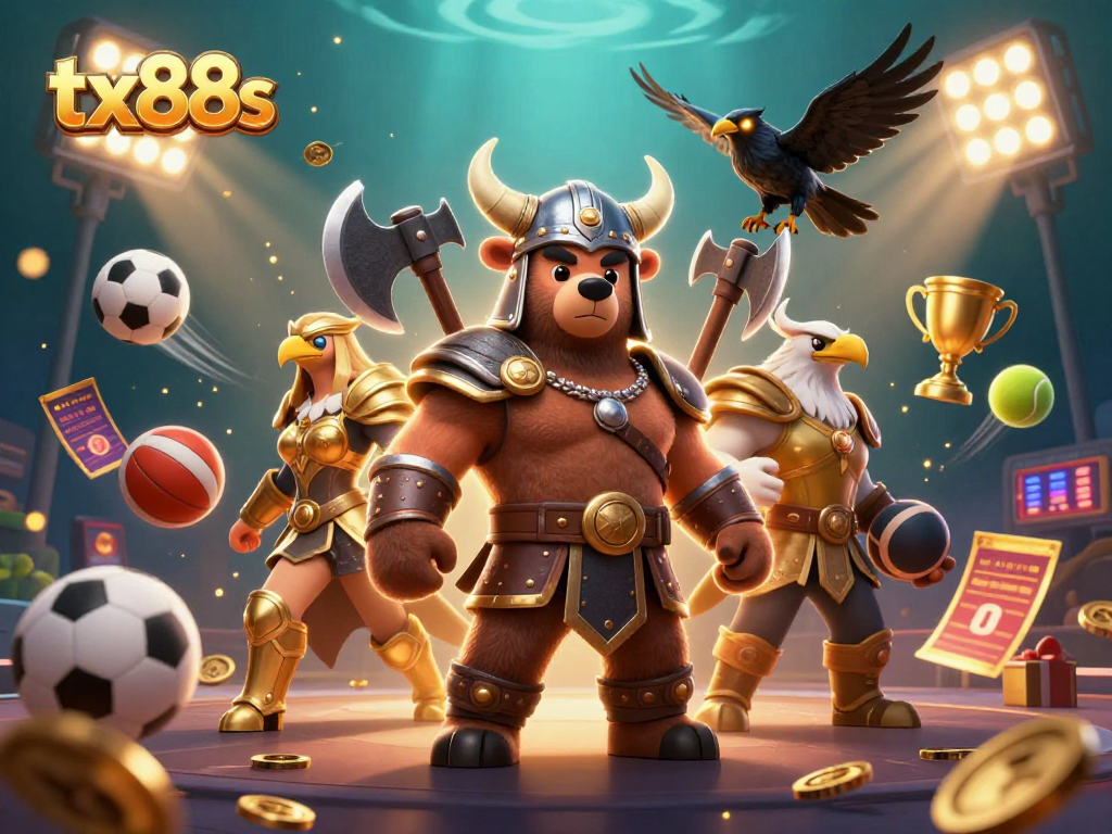 Win big with tx88s at the ultimate online casino, featuring thrilling characters and vibrant sports elements.