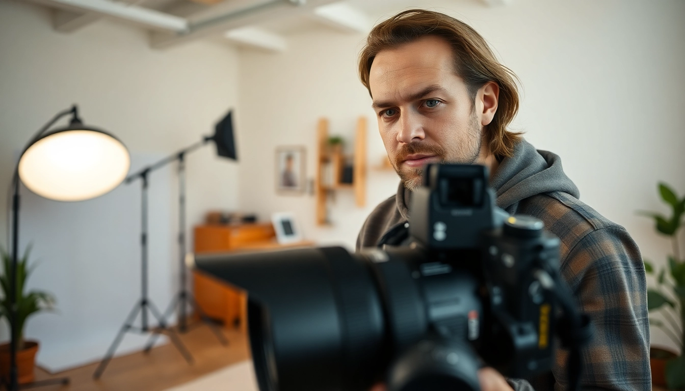 Praxisfotograf München erstellt beeindruckende Portraits in einem modernen Studio.