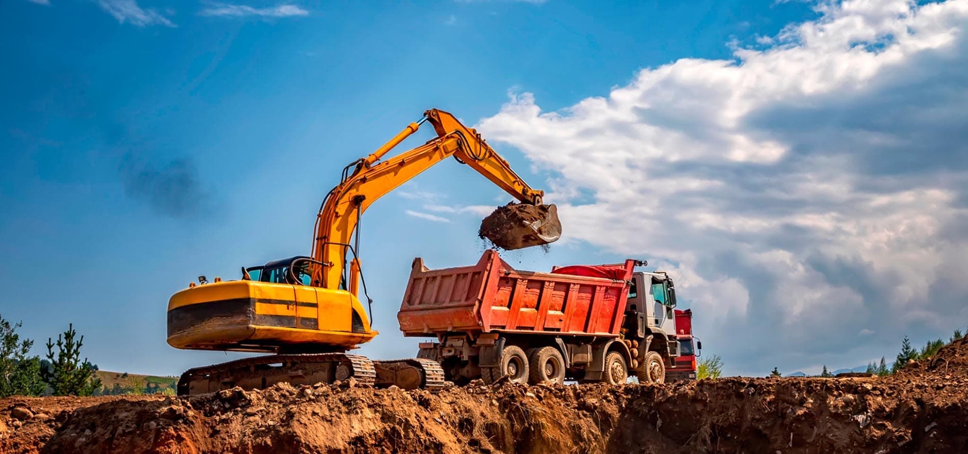 Erfahrene Baumaschinenvermietung für Hoch- und Tiefbau