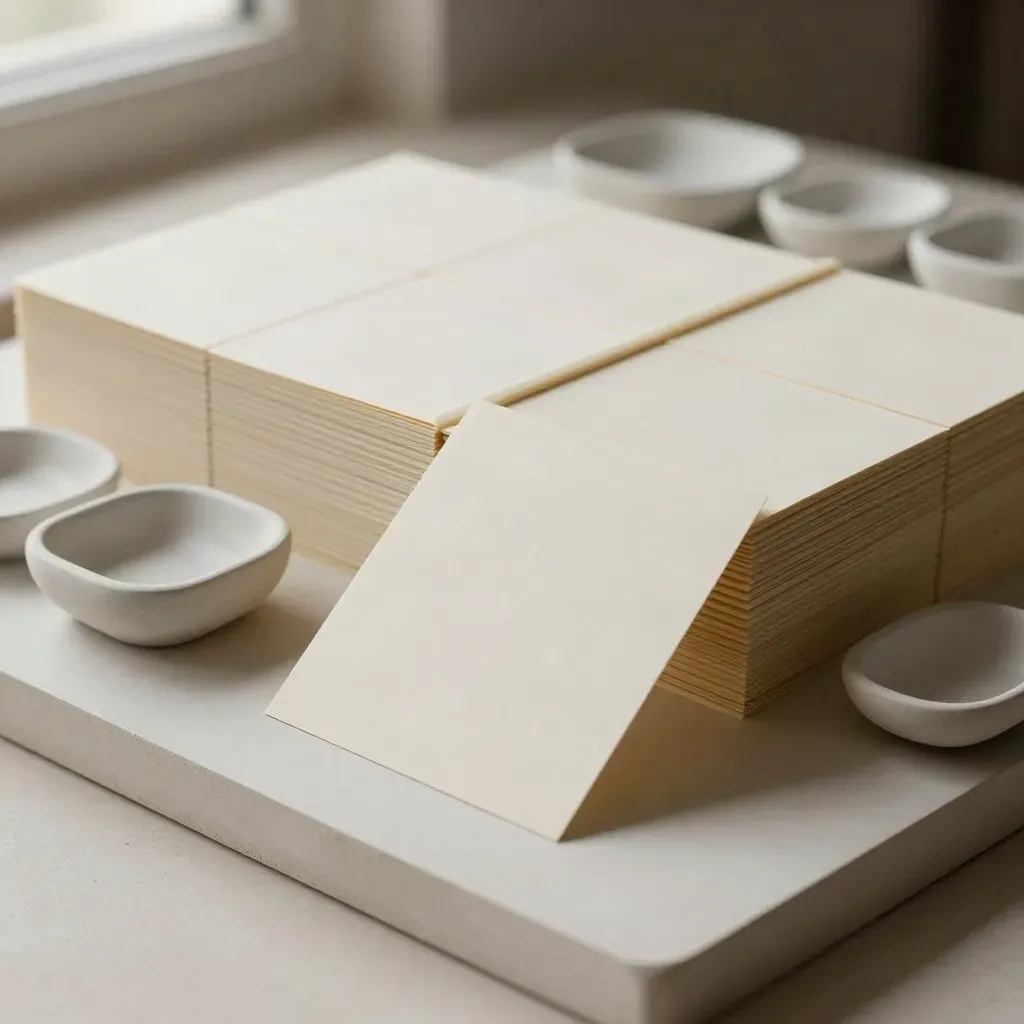 Modulares Kartenraster mit vorgezogener Karte auf hellem Plastersockel.