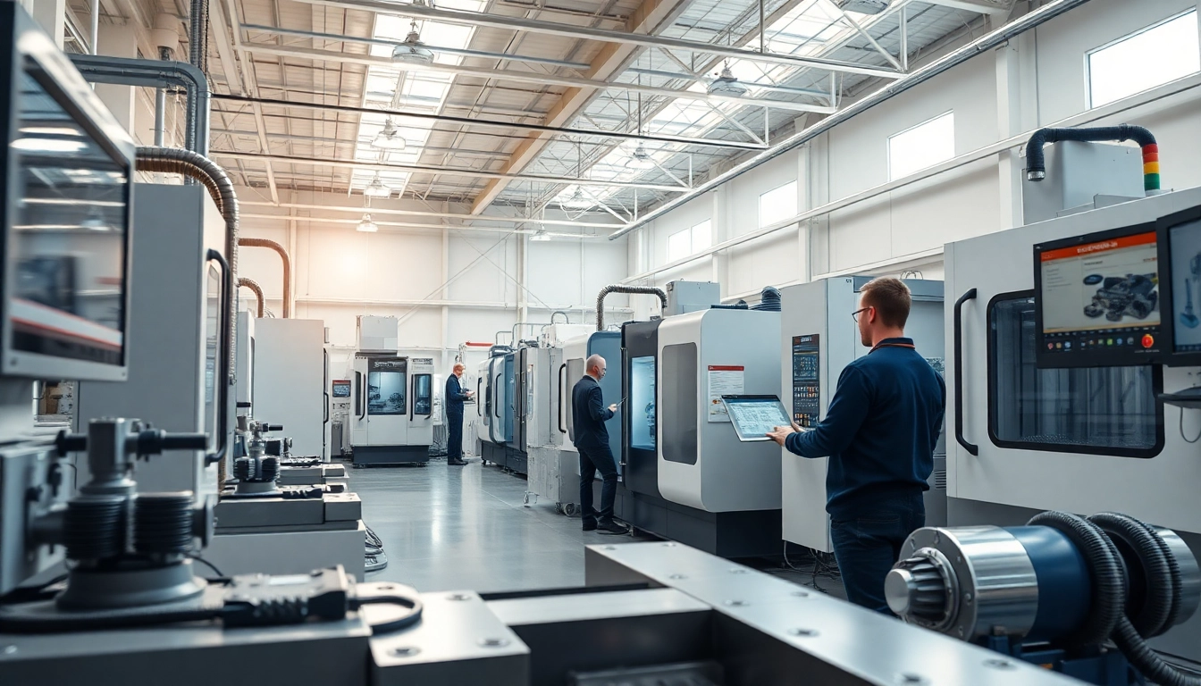 CNC fräsen dienstleister bietet präzise Maschinenarbeit in einer modernen Fertigungsumgebung.