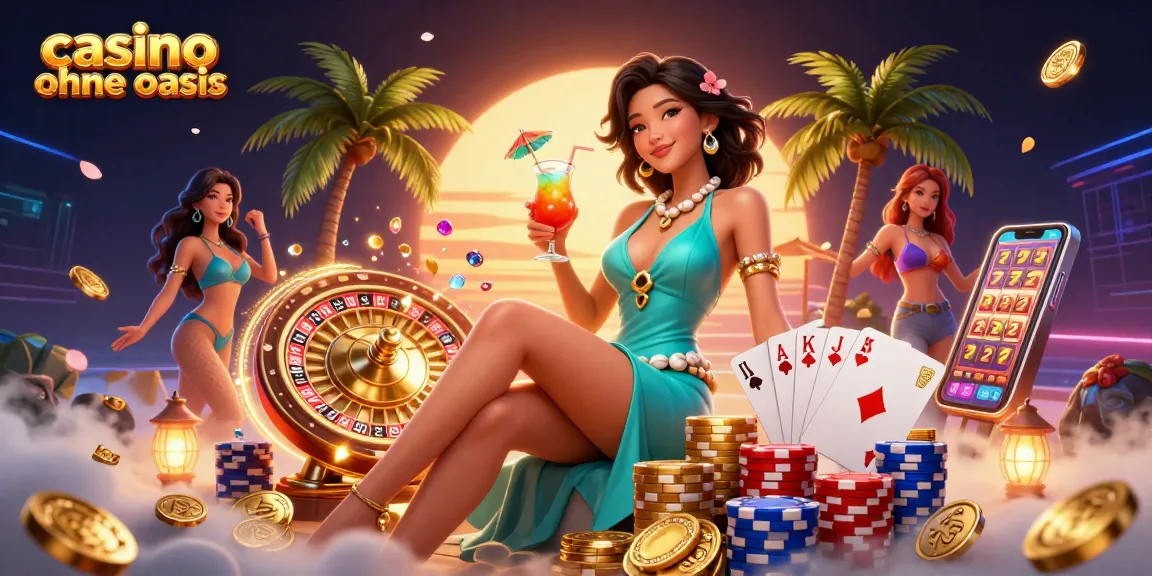 Play casino ohne oasis with vibrant casino elements in a tropical resort.