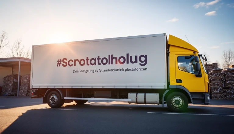 Effiziente Schrottabholung Düsseldorf mit einem Lastwagen, beladen mit Schrottmaterialien.