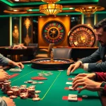 Experience the excitement of high-stakes poker at https://topclub.site/ with players, chips, and cards.