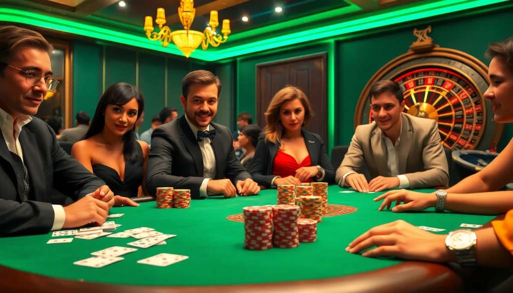 Play poker with excitement at CM88, featuring vibrant chips and elegant cards on a luxurious table.