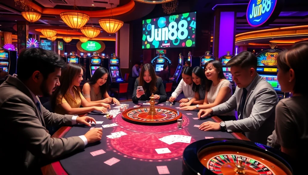 Experience the thrill of winning at JUN88 com while playing engaging casino games.