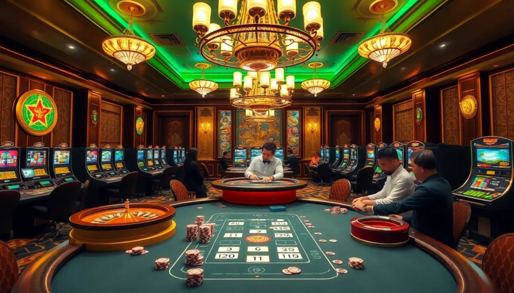 Experience the excitement of high-stakes poker at i9bet com with vibrant casino visuals and thrilling gameplay.