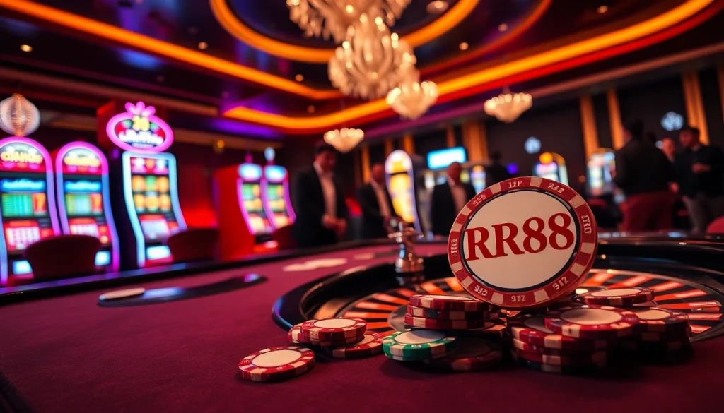 Place bets confidently at https://rr88me.com/ with enticing chips and games in action.