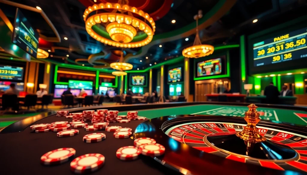 Experience high-stakes gambling at KJC with vibrant casino elements and thrilling gameplay.