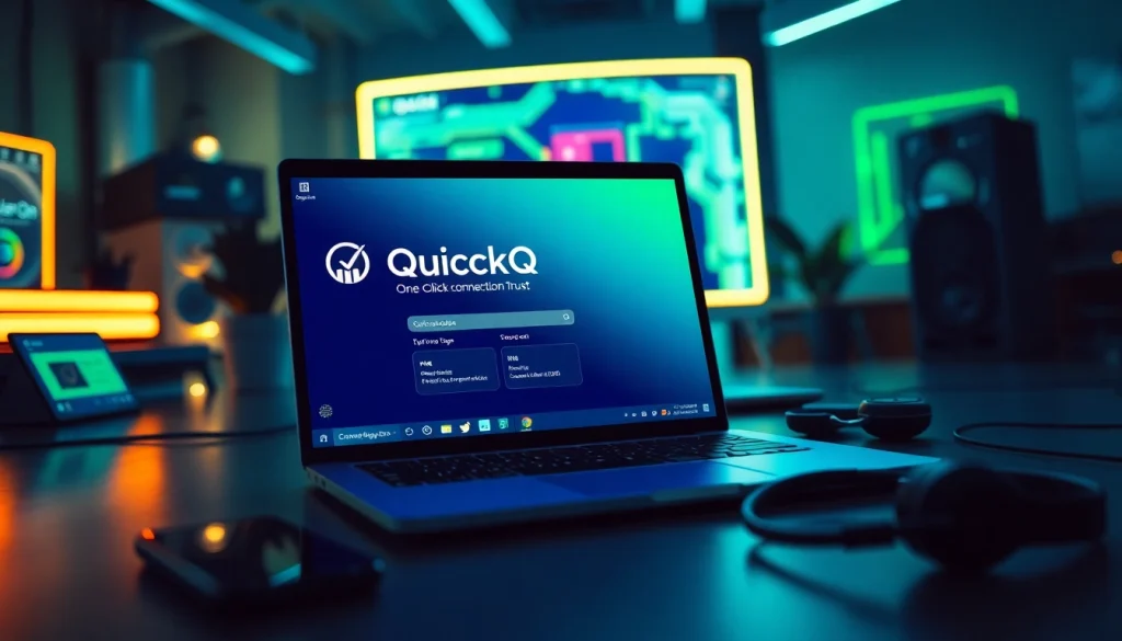 在现代笔记本电脑上使用 quickq电脑版，体验无缝连接，展现其创新设计。