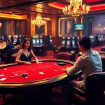 Players engaged in intense poker gameplay at https://fa88.exchange/ with stylish casino elements.