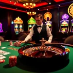 Experience the excitement of casino gaming with febet at a luxurious poker table.