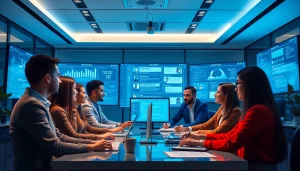 展现美洽的先进AI客服平台提升团队协作的引人入胜场景。