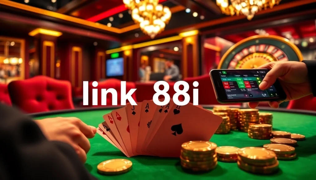 Experience thrilling games at the link 88i casino with vibrant poker and roulette action.