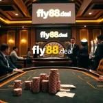 Experience the thrill of winning at fly88.deal with our luxurious casino atmosphere featuring poker tables and roulette wheels.