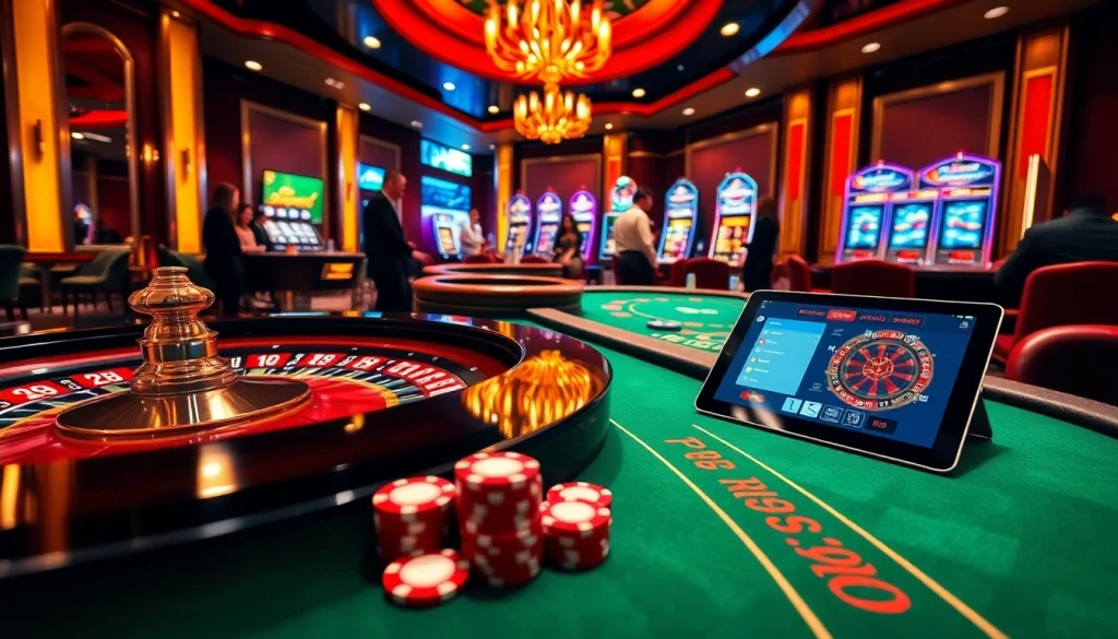 Engage in thrilling casino action with F88BET's luxurious gambling scene and interactive gaming visuals.