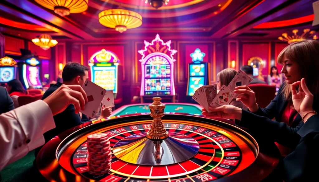 Players engaging with the hidden wiki for tips, enjoying a thrilling roulette game in a luxurious casino.