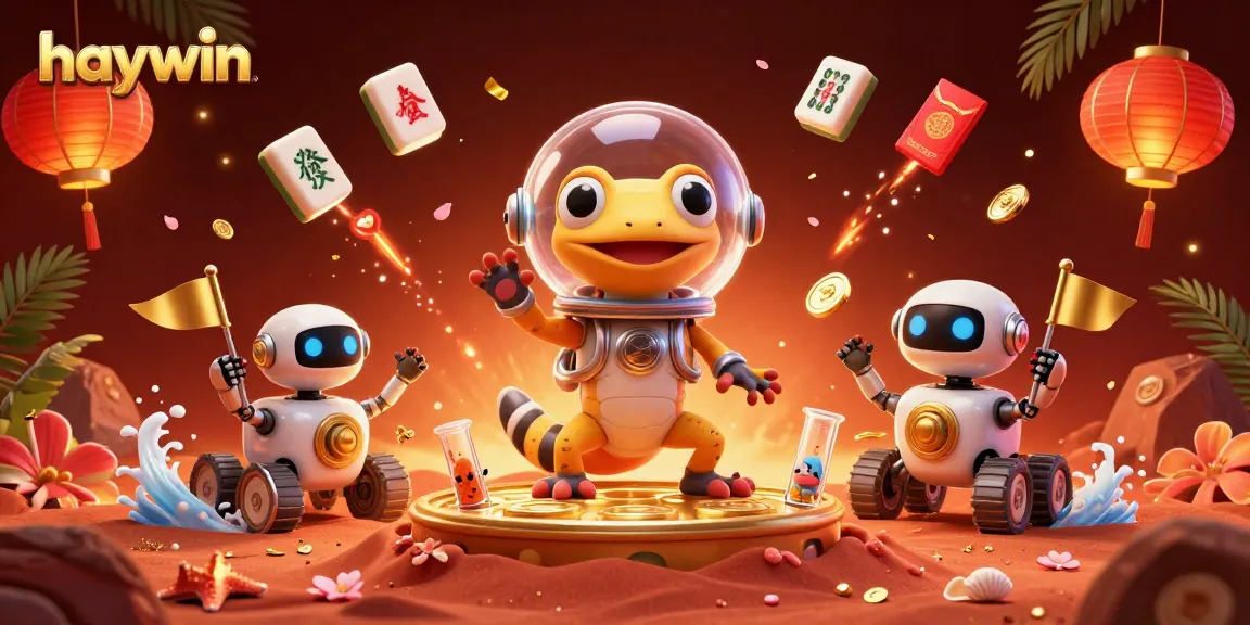 Play at haywin’s exciting virtual casino with unique Martian-themed elements in a vibrant setting.